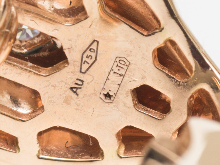 BULGARI Serpenti Diamond/Malachite Earrings - Image 4