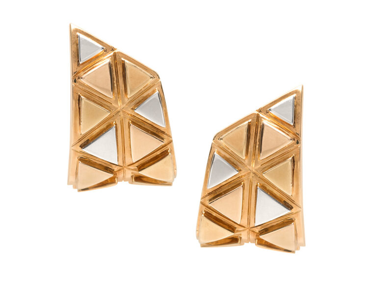 MARINA B Patterned 18k Earrings