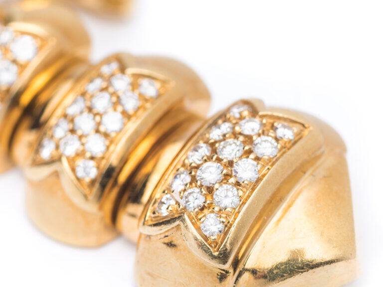 BULGARI Diamond Drop Earrings - Image 4