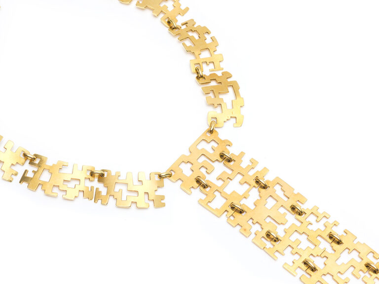 French Collar / Tie Necklace