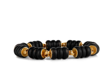 E. GAGE Frosted Onyx Necklace - Image 4