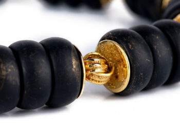 E. GAGE Frosted Onyx Necklace - Image 5
