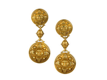 KIESELSTEIN Cord Sundial Dangle Earrings