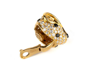 FRED Paris Diamond Leopard Earrings - Image 4