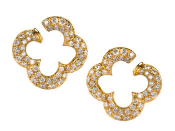 VCA Alhambra Diamond Earrings
