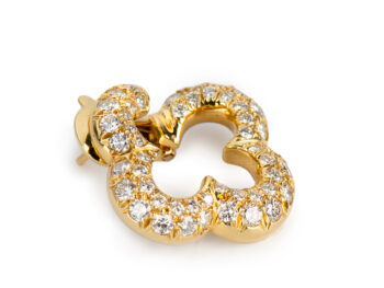 VCA Alhambra Diamond Earrings - Image 3
