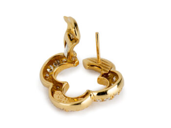VCA Alhambra Diamond Earrings - Image 5