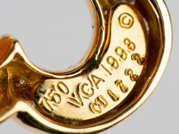 VCA Alhambra Diamond Earrings - Image 6