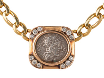 BULGARI Diamond Coin Necklace