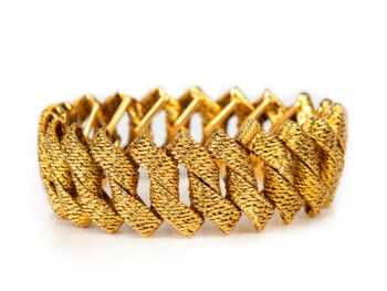 GEORGES L'ENFANT Wide Ribbon Bracelet - Image 3