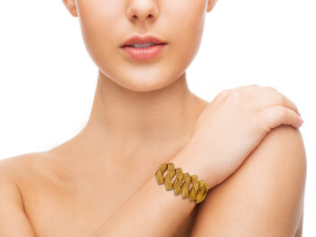 GEORGES L'ENFANT Wide Ribbon Bracelet - Image 2