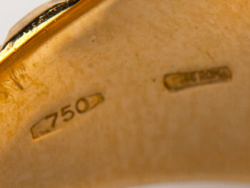 BULGARI Coin Ring w/ Box - Image 5