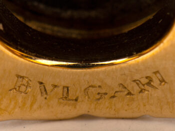 BULGARI Coin Ring w/ Box - Image 6