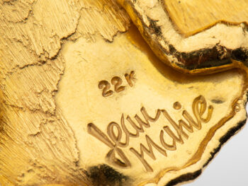 J. MAHIE Gold Pendant / Long chain - Image 7