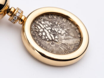 BULGARI Coin "Y" Necklace w/Box & Cert. - Image 4