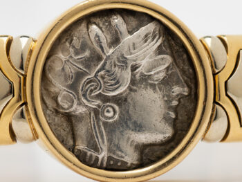 BULGARI Two Tone Coin Bracelet - Image 6