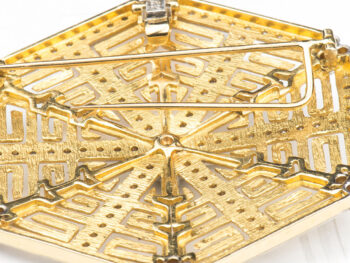 LALAOUNIS 18k Greek Key Pendant/Chain - Image 6