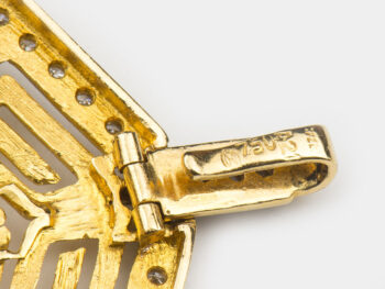 LALAOUNIS 18k Greek Key Pendant/Chain - Image 3