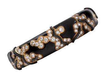 MARINA B Blk Gold Diamond Bracelet