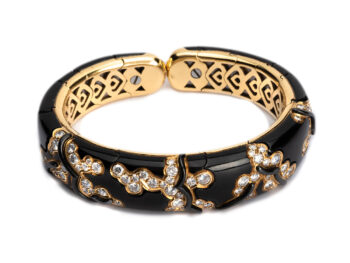 MARINA B Blk Gold Diamond Bracelet - Image 3