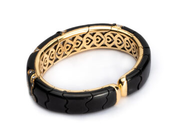 MARINA B Blk Gold Diamond Bracelet - Image 4