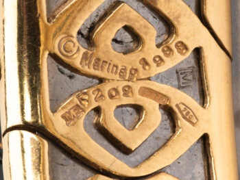 MARINA B Blk Gold Diamond Bracelet - Image 6