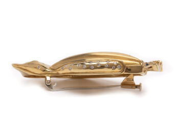 CIPULLO / CARTIER Ruby/Sapphire Penguin 18k Brooch - Image 9