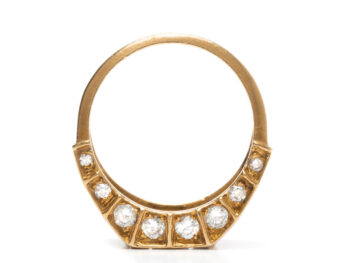 VCA Diamond 2 row Ring - Image 7
