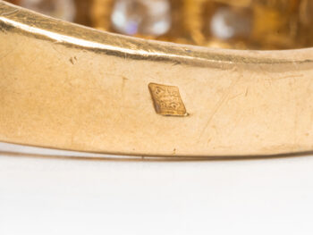 VCA Diamond 2 row Ring - Image 5