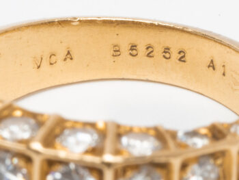 VCA Diamond 2 row Ring - Image 4