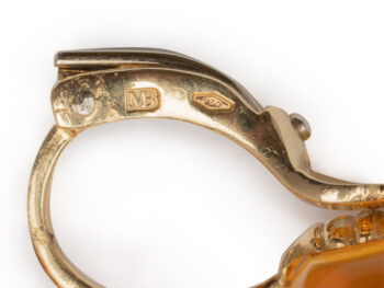 MARINA B Citrine Bead Drop Earring - Image 4