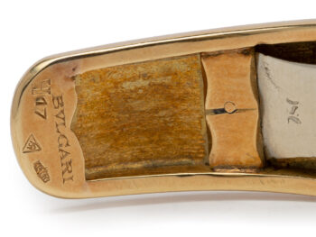 BULGARI 18k Malachite Cuff - Image 3