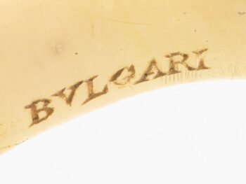 BULGARI Blue Enamel Ring - Image 5