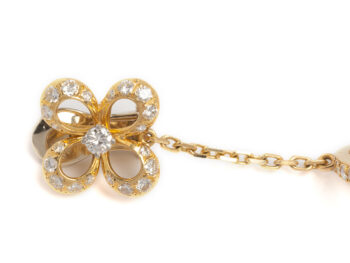18k Gold Diamond "Cage"Drop Earrings - Image 4