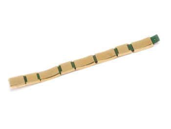 Hermes Leather Oriental Bracelet w/box - Image 9