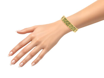Hermes Leather Oriental Bracelet w/box - Image 2