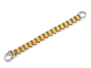 Pomelatto 18k WY Diamond Handcuff 60's Bracelet - Image 7
