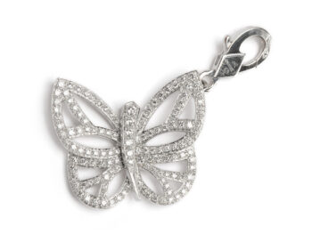 VCA 18k Buterfly Diamond Charm
